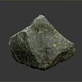Natural Stone With Yellow Speckles And Wood For Interior Design Projects