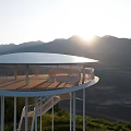 Modern Viewing Deck Pavilion 3d model
