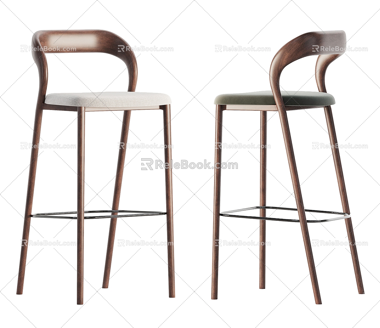 Artisan Bar Chair 3d model