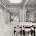 Modern Bridal Shop 3d model