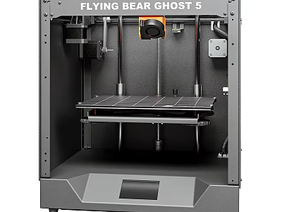 FLYING BEAR GHOST 5 Desktop 3D Printer as Office Appliance with Metal Frame 3d model