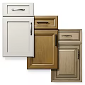 Different Styles Of Cabinet Doors With Wooden And White Finishes For Kitchen Design