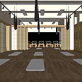 Spacious Bright Yoga Studio With Wooden Flooring Yoga Mats Hammocks And Lockers