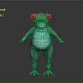 Frog Poison Frog Game Frog Reptile Cold Blooded Animal Reptile 3d model