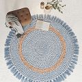 Nordic Round Carpet Carpet 3d model