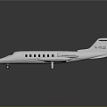 White Jet Airplane Model Featuring Modern Design Smooth Wings And Sleek Fuselage