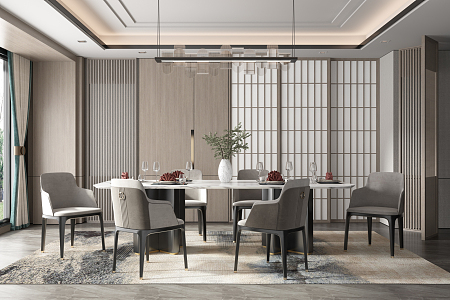 New Chinese Restaurant 3d model