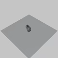 Sci-fi portal robot 3d model