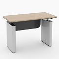 Office lifting desk 3d model