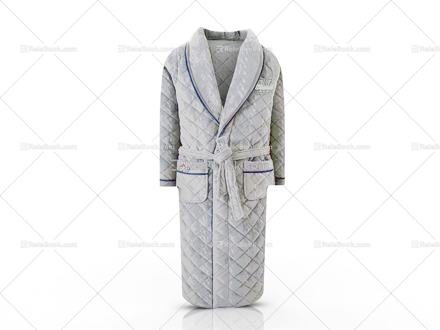 Modern Pajamas White Pajamas 3d model