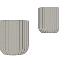 Modern Vertical Striped Roman Shades With Elegant Fabric And Neutral Tone
