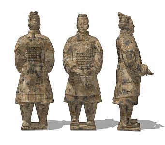 Chinese Terracotta Warriors 3d model