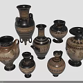 Ancient Style Terracotta Plant Pots With Decorative Patterns And Various Shapes For Indoor Greenery