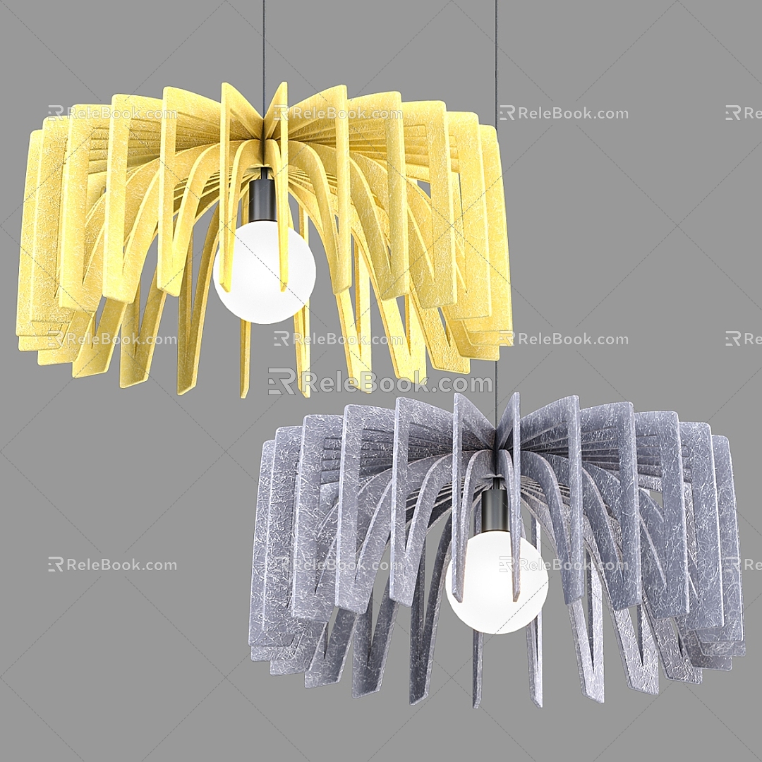 Modern Minimalist Chandelier Chandelier Simple Chandelier Restaurant Chandelier 3d model