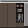 Italian Minimalist Wardrobe 3d model