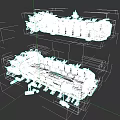 Two Different Ship Designs With Colorful Decks And Equipment Structures
