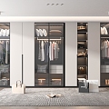 Modern wardrobe 3d model