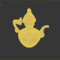 Traditional Ceramic Teapot with Dragon Handle Classic Design for Daily Use Elegant Home Essential