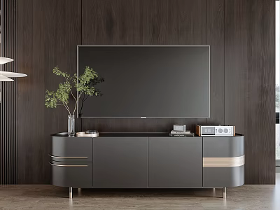 Light Luxury TV Cabinet 3d model Light Luxury TV Cabinet 3d model