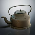 Classic Vintage Copper Kettle With Traditional Handle Spout And Stovetop Design For Daily Use
