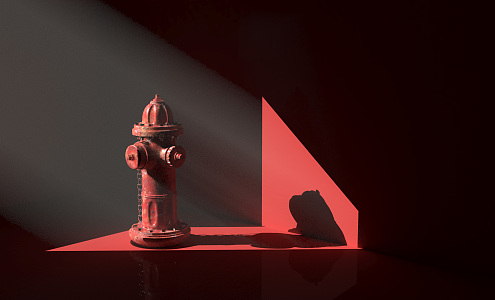 modern fire hydrant 3d model