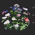 Beautiful Mixed Flowers in Vase with Colorful Petals and Lush Green Leaves