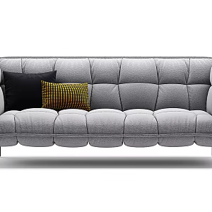 Nordic double sofa 3d model