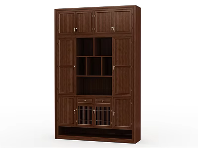 New Chinese Style Entrance Cabinet Hall Cabinet 3d model New Chinese Style Entrance Cabinet Hall Cabinet 3d model