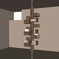 Quiet bookcase bookcase bookcase 3d model
