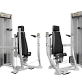 MAX Brand Seated Strength Training Fitness Equipment With Silver Frame And Black Seat
