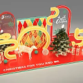Year of the Snake Christmas Design Year of the Snake Meichen Design Atrium Meichen 3d model