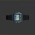Casio Digital Watch With Classic Design Black Resin Strap And Digital Time
