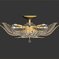 Chandelier Ceiling Lamp Living Room Chandelier Iron Chandelier Lighting Lamps Lighting Fixtures Furniture Furniture 3d model