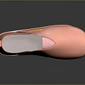 Pink Leather Slip On Shoes With Red Lining White Sole Simple Casual Daily Wear Design