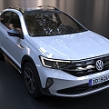 Volkswagen Sedan Car Nivus 3d model