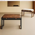 Modern Coffee Table Coffee Table Side Table Square Coffee Table Acrylic Coffee Table 3d model
