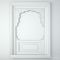 Modern Mirror East Arabia Mediterranean India Morocco 3d model