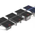 Durable Table Tennis Tables As Sports Equipment With Black Tops And Stable Frames