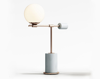 Modern table lamp 3d model