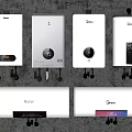 Vertical and Horizontal Water Heaters from Haier and Midea as Household Electrical Appliances