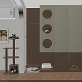 Modern Indoor Cat Tree With Multi Level Wooden Platforms And Cozy Cat Bed Design