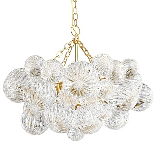 Modern chandelier 3d model