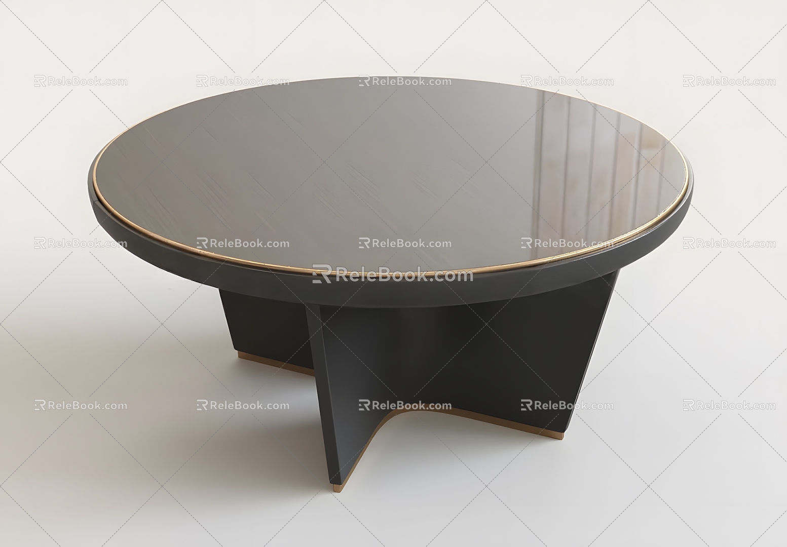 Round Table Round Table Dining Table Coffee Table Chinese Style Simple Home Furniture 3d model