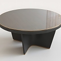 Round Table Round Table Dining Table Coffee Table Chinese Style Simple Home Furniture 3d model