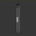 Sleek Modern Black Pistol With Textured Grip Red Accent And Tactical Design