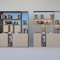 Bookcase Bookshelf Display Cabinet Display Rack Cabinet Modern Display Rack Plant Rack 3d model