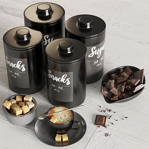 Modern Coffee Chocolate 3d model