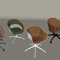 Modern Office Chairs Featuring Leather Upholstery Various Colors And Different Designs