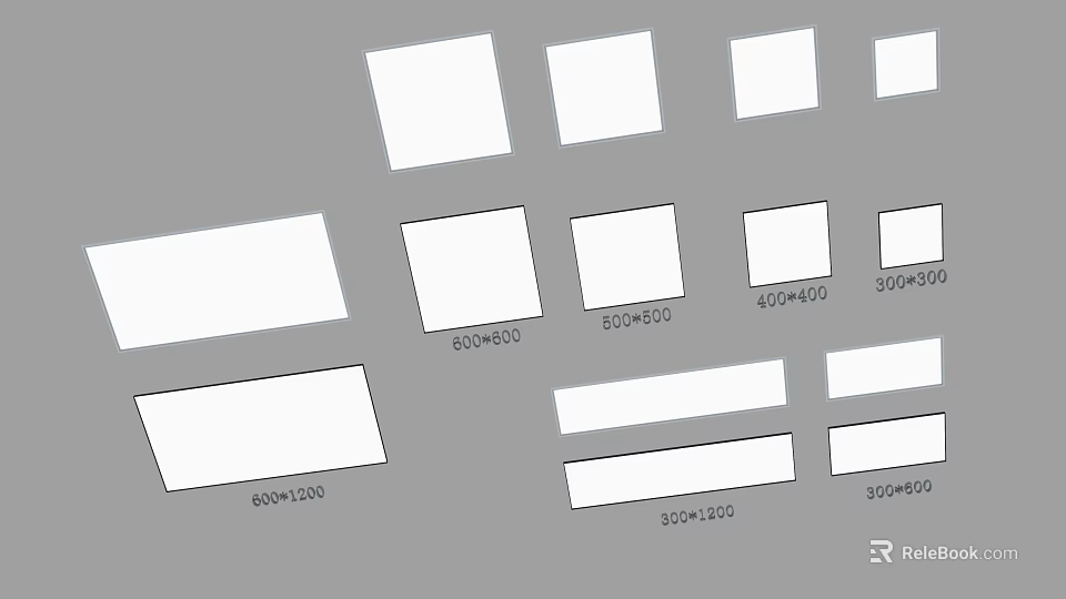 Ceiling Lights with Multiple Size Options for Home Indoor Lighting Decoration 3d model