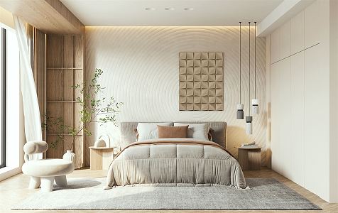 Modern Bedroom 3d model